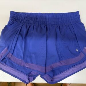 Athleta Blue Athletic Shorts Lightweight Breathable